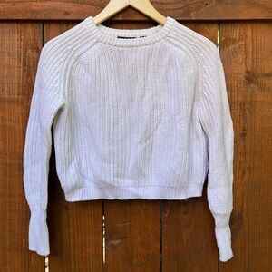 American apparel white knit sweater